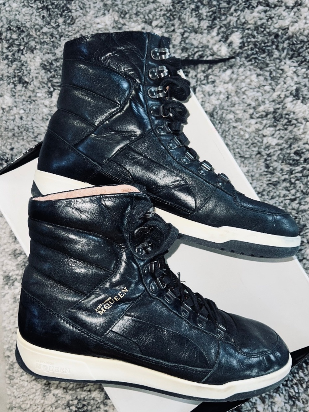 Puma McQueen Feist II Hi Black US 09